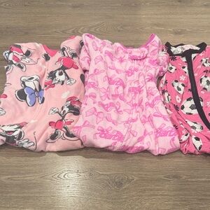 Pink Kids Pajama Sleepwear Bundle